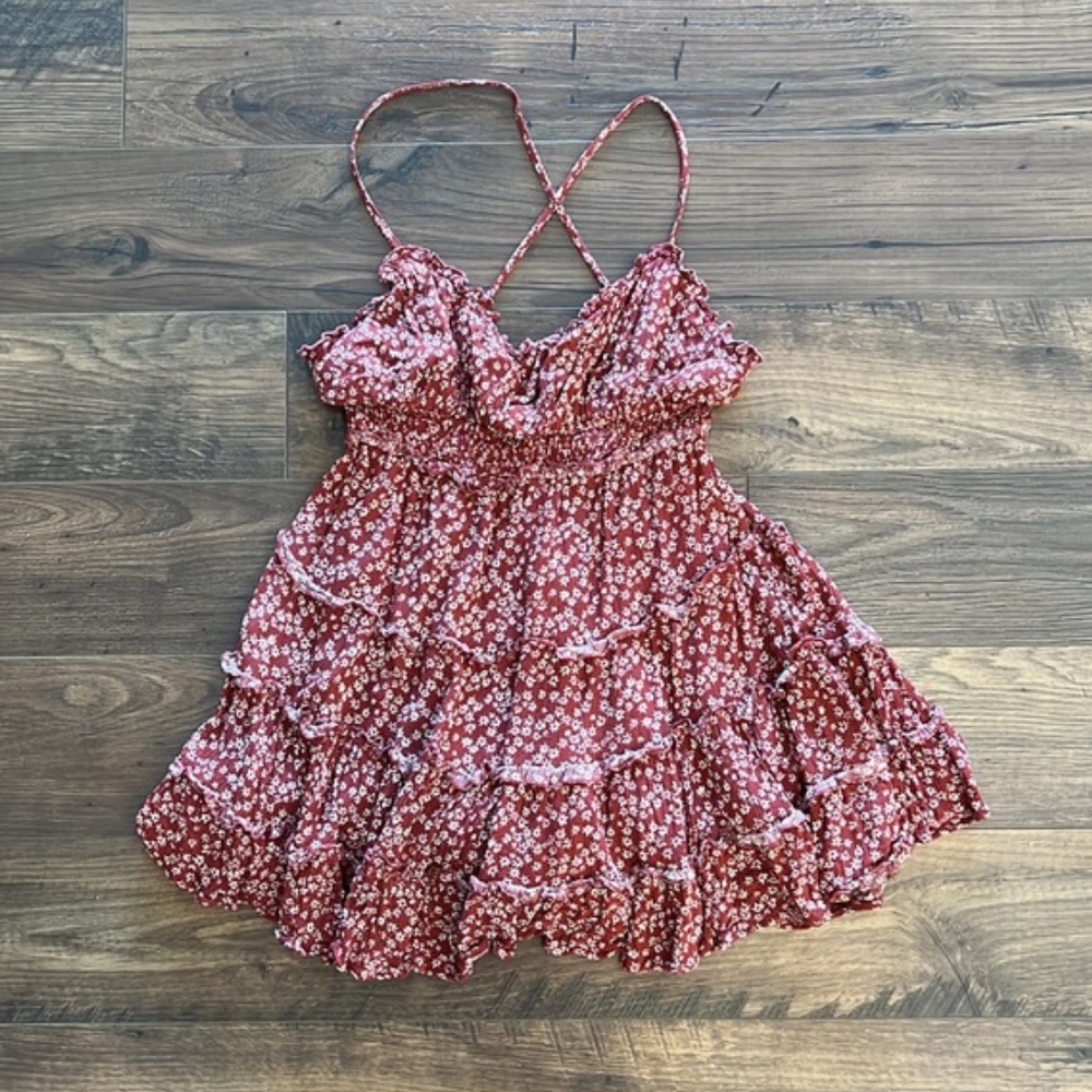 MORNING MIMOSAS DRESS RUST - Picture 6 of 8